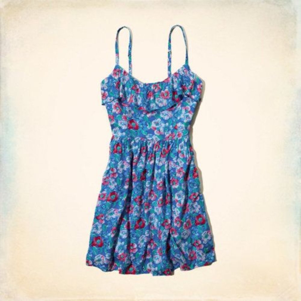Hollister Floral Beach Dress